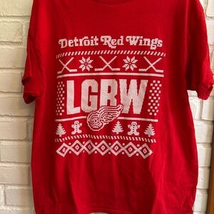 Gildan Red Detroit Red Wings Short Sleeve Tee